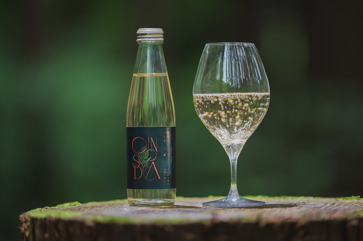 QINO SODA 200ml 黒文字 & 杉セット